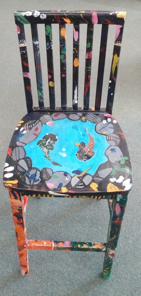 Art Chair designed by Aquinnah Hill (MVRHS 2015)