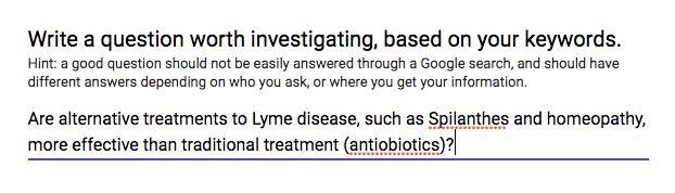 Lyme disease question